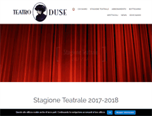 Tablet Screenshot of duseteatrobari.it